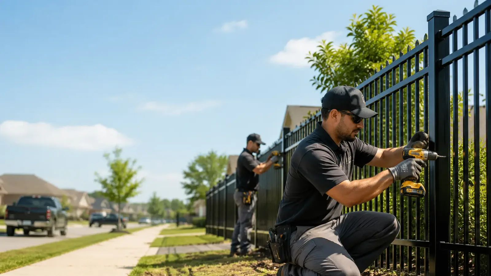 Metal Fence Installation in Millbury, MA